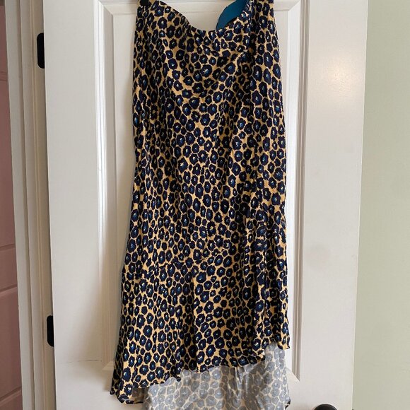 Maeve Animal Print High- Low Midi Skirt - Picture 2 of 7